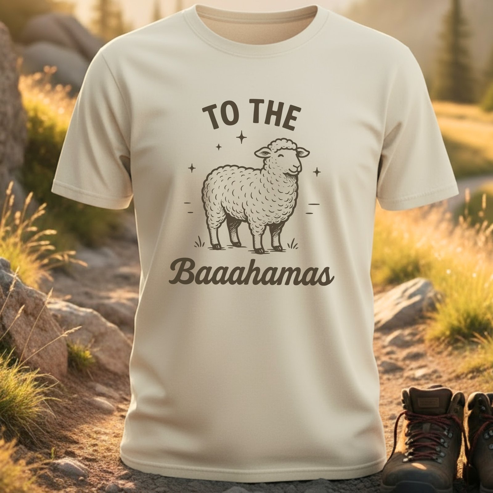 To The Baaahamas Dad Joke T-Shirt