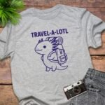 Travel Axolotl Cute Trip T-Shirt