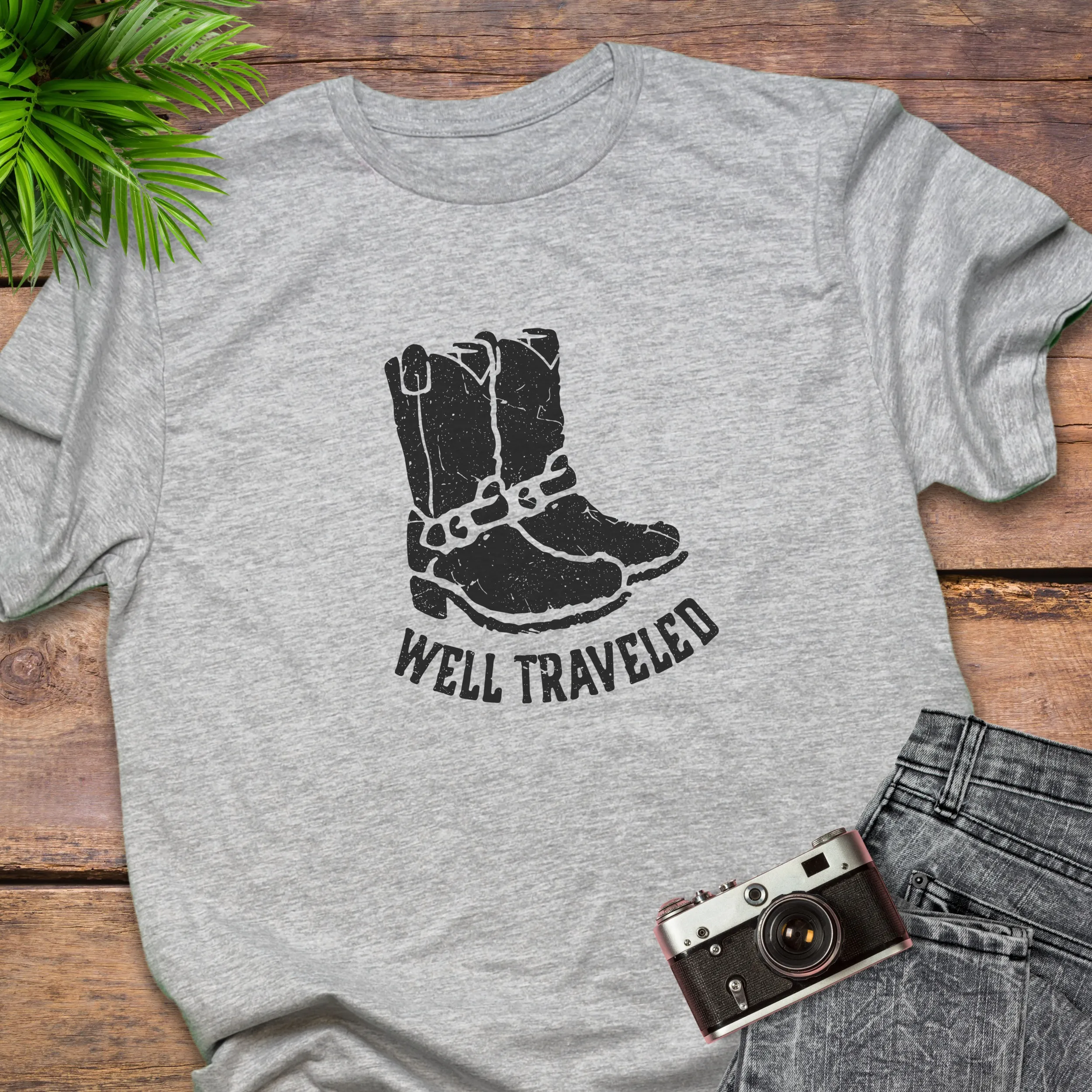 Well Traveled Boots T-Shirt