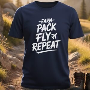Earn Pack Fly Repeat T-Shirt