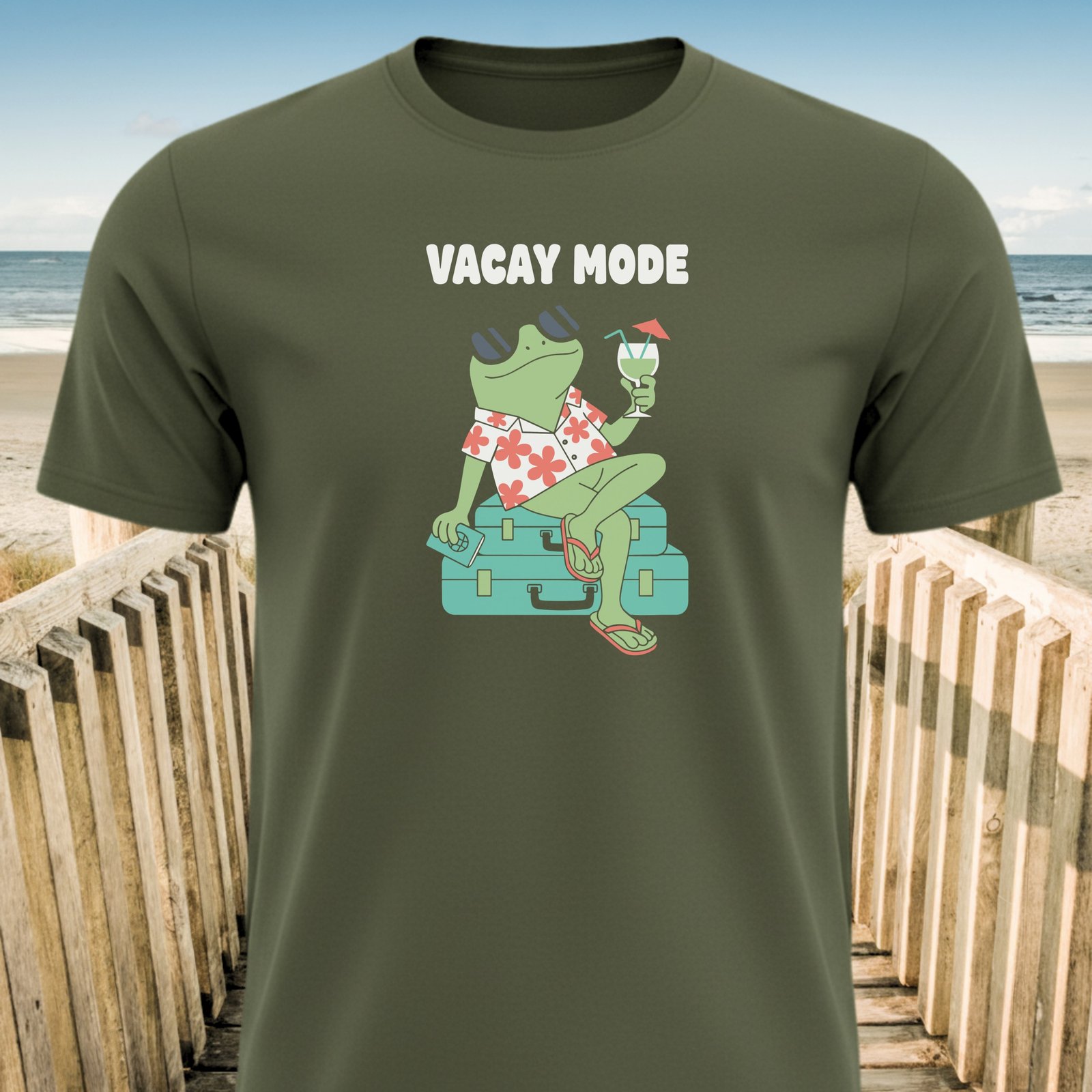 Vacay Mode Fog T-shirts