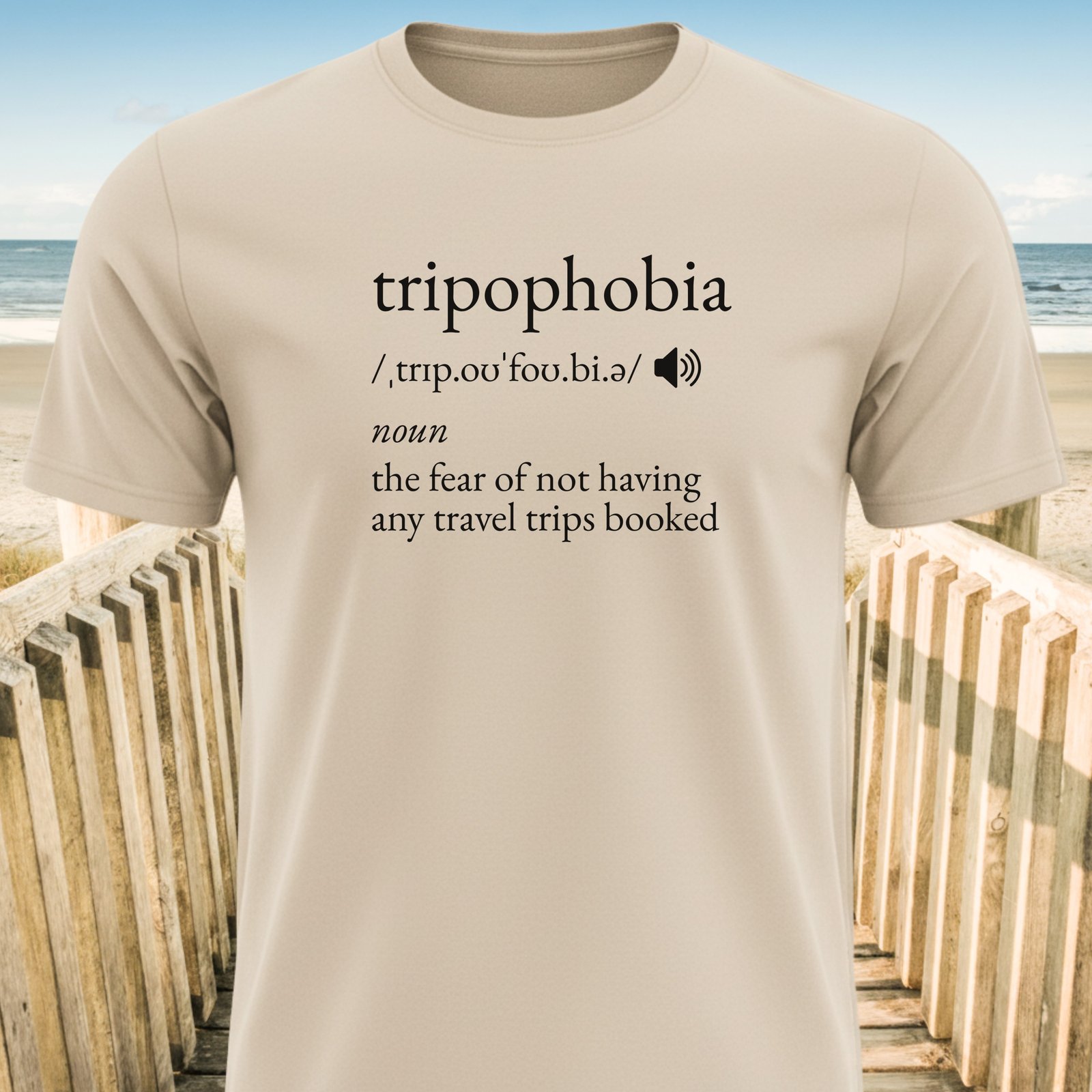 Tripophobia Definition Vacation T-Shirt