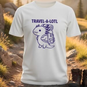 Travel Axolotl Cute Trip T-Shirt