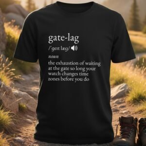 Gate-Lag Definition Vacation T-Shirt
