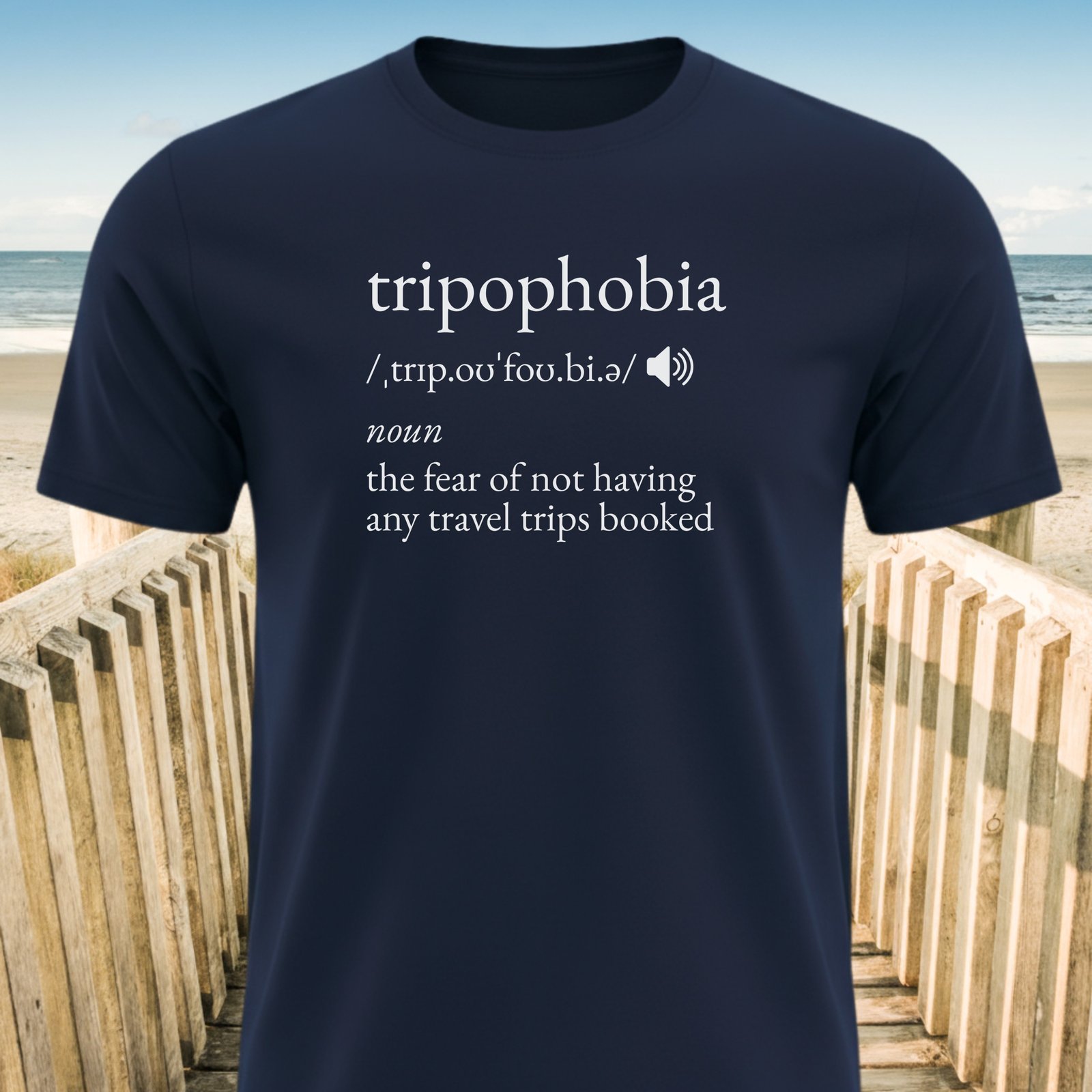 Tripophobia Definition Vacation T-Shirt