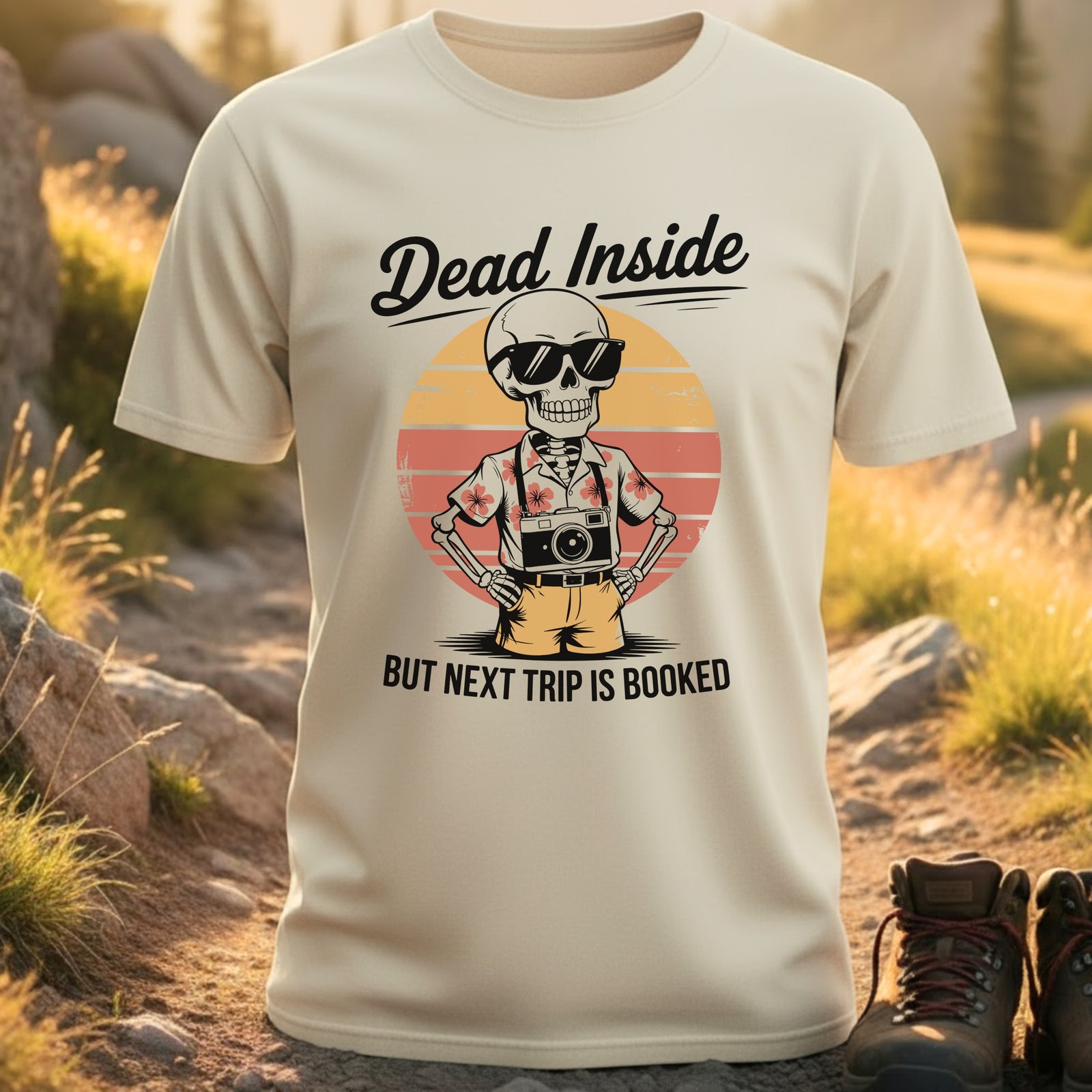 Dead Inside But Next Trip Is Booked T-Shirt