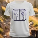 Tourist Versus Explorer Vacation T-Shirt