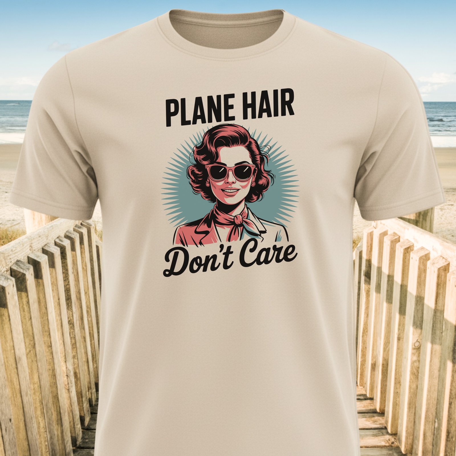 Plane Hair Don’t Care T-Shirt
