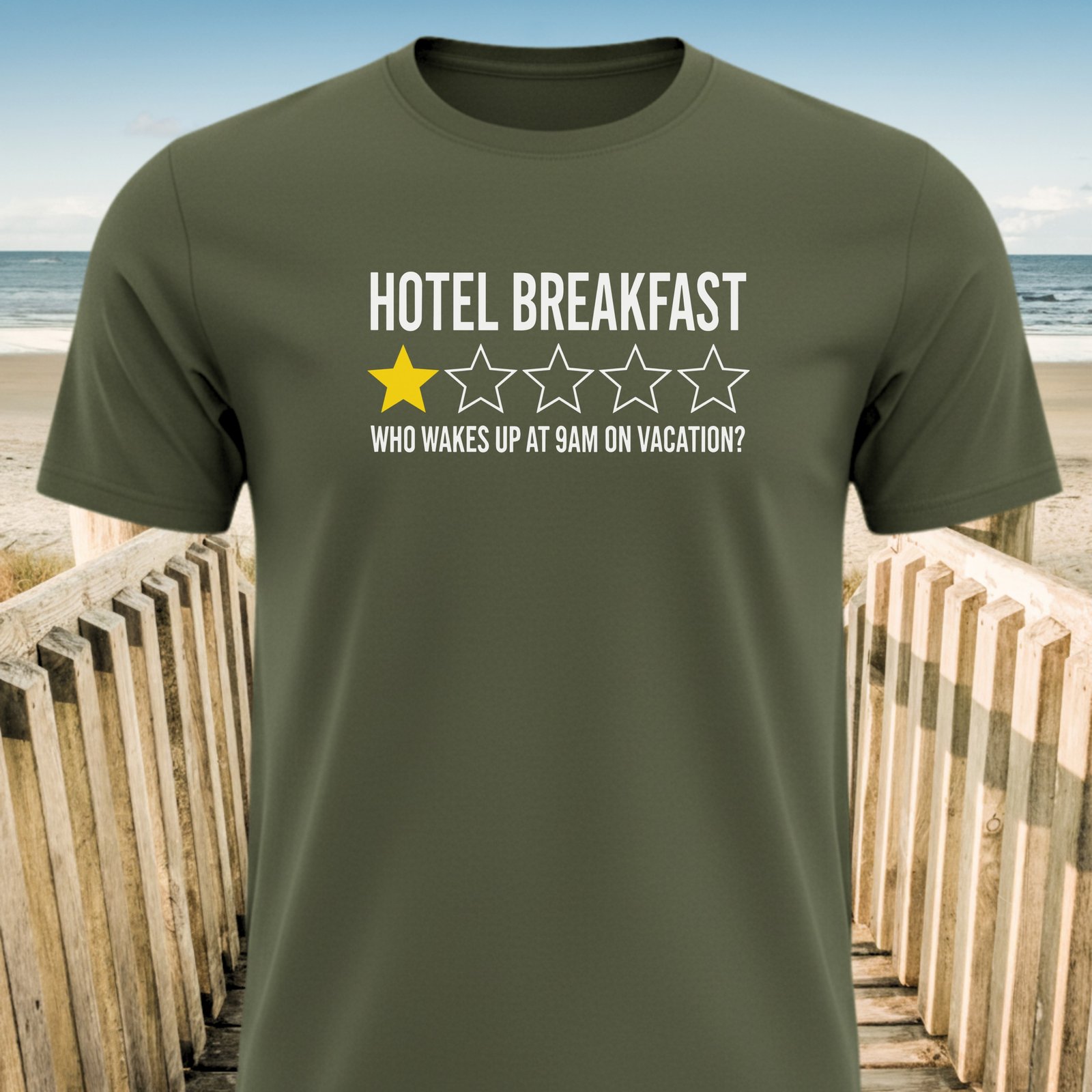 Hotel Breakfast Rating T-Shirt
