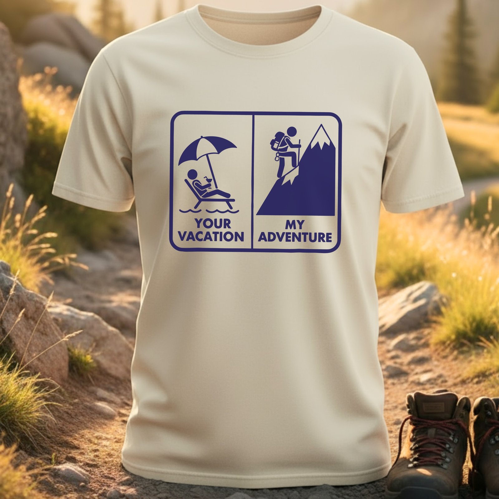 Your Vacation versus My Adventure T-Shirt