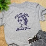Resting Mode Beach Face T-Shirt