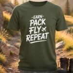 Earn Pack Fly Repeat T-Shirt