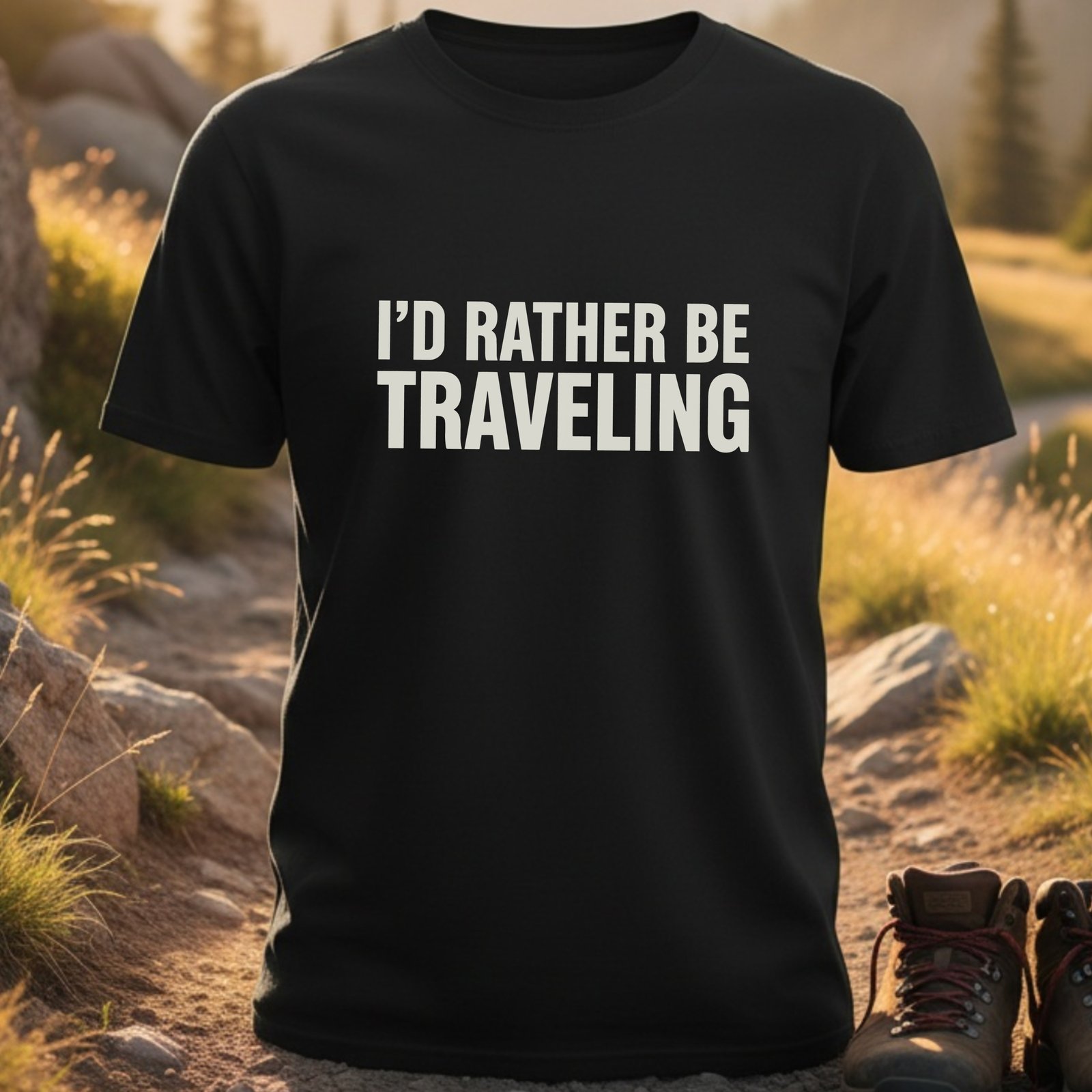 I’d Rather Be Traveling T-Shirt