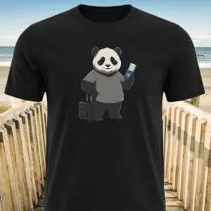 Panda Ready For Travel T-shirts
