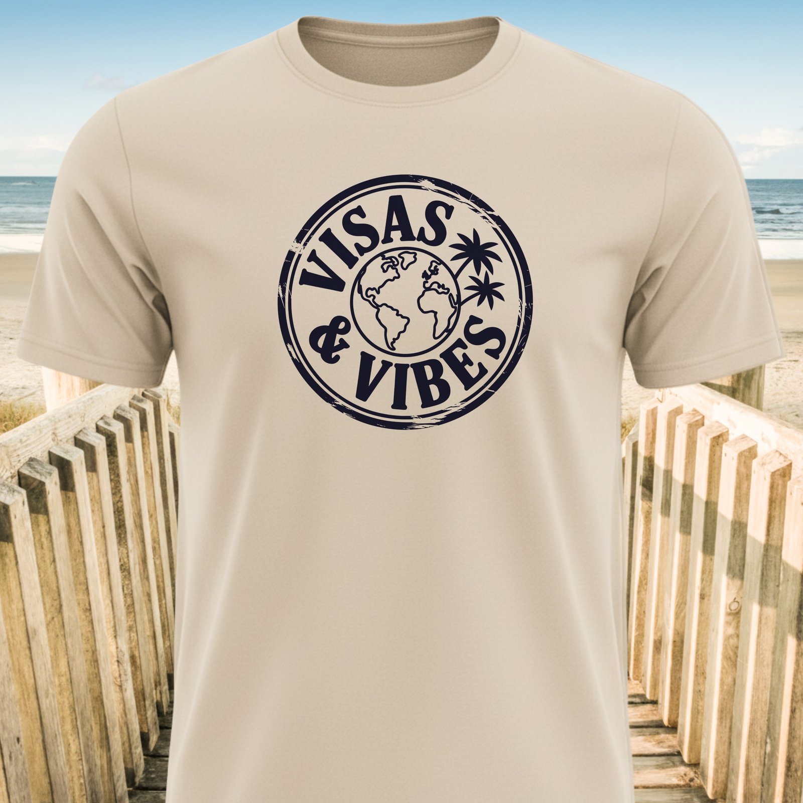 Visas and Vibes Adventure T-Shirt