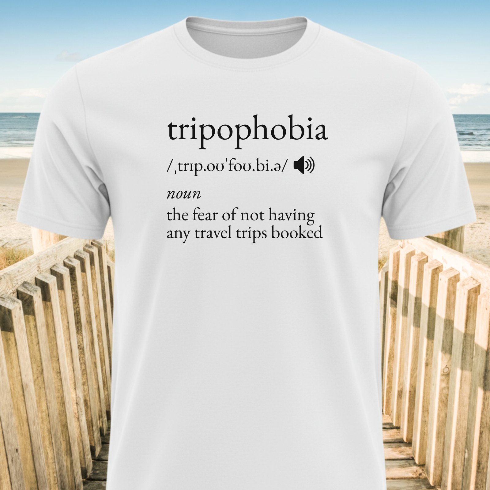 Tripophobia Definition Vacation T-Shirt