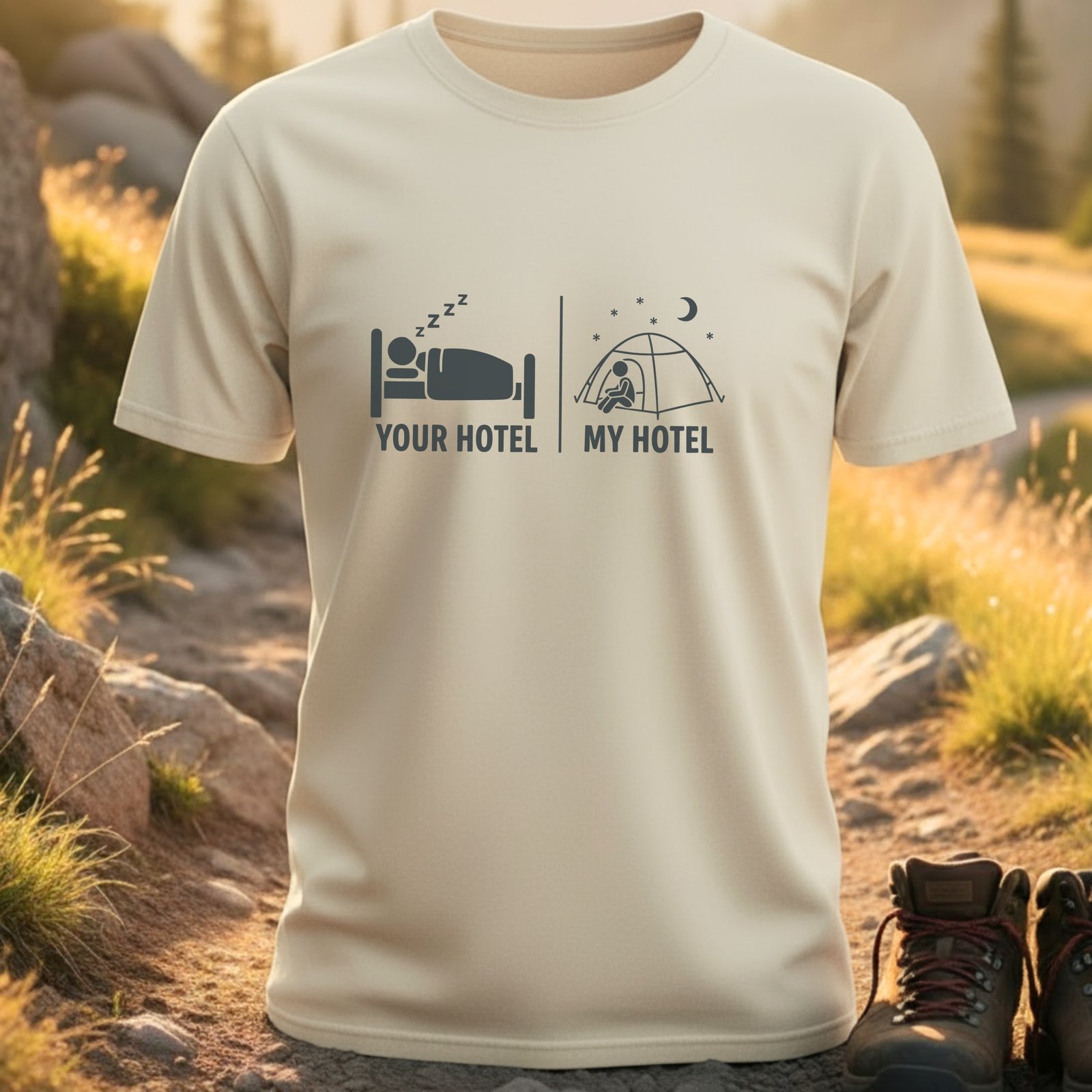 Your Hotel vs My Hotel Vacation T-Shirt