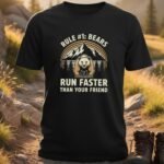 Funny Camping Bear Rule T-shirt