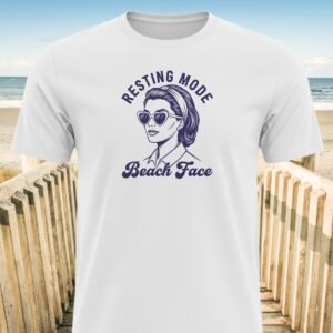 Resting Mode Beach Face T-Shirt