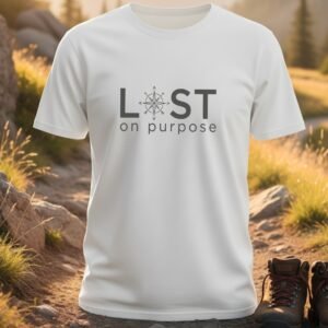 Lost On Purpose Compass T-shirt