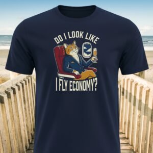 Do I Look Like I Fly Economy? Cat T-Shirt